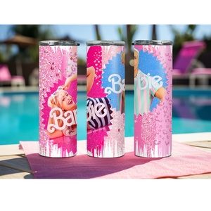20oz barbie movie w/Ken tumbler